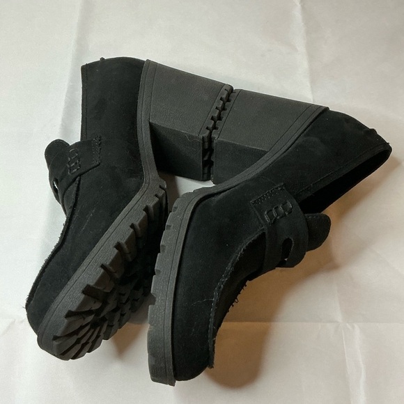 Sun Stone Maycee Lug Sole Loafers Chunky Heels Vegan Loafers Women Size 10 - Picture 8 of 10